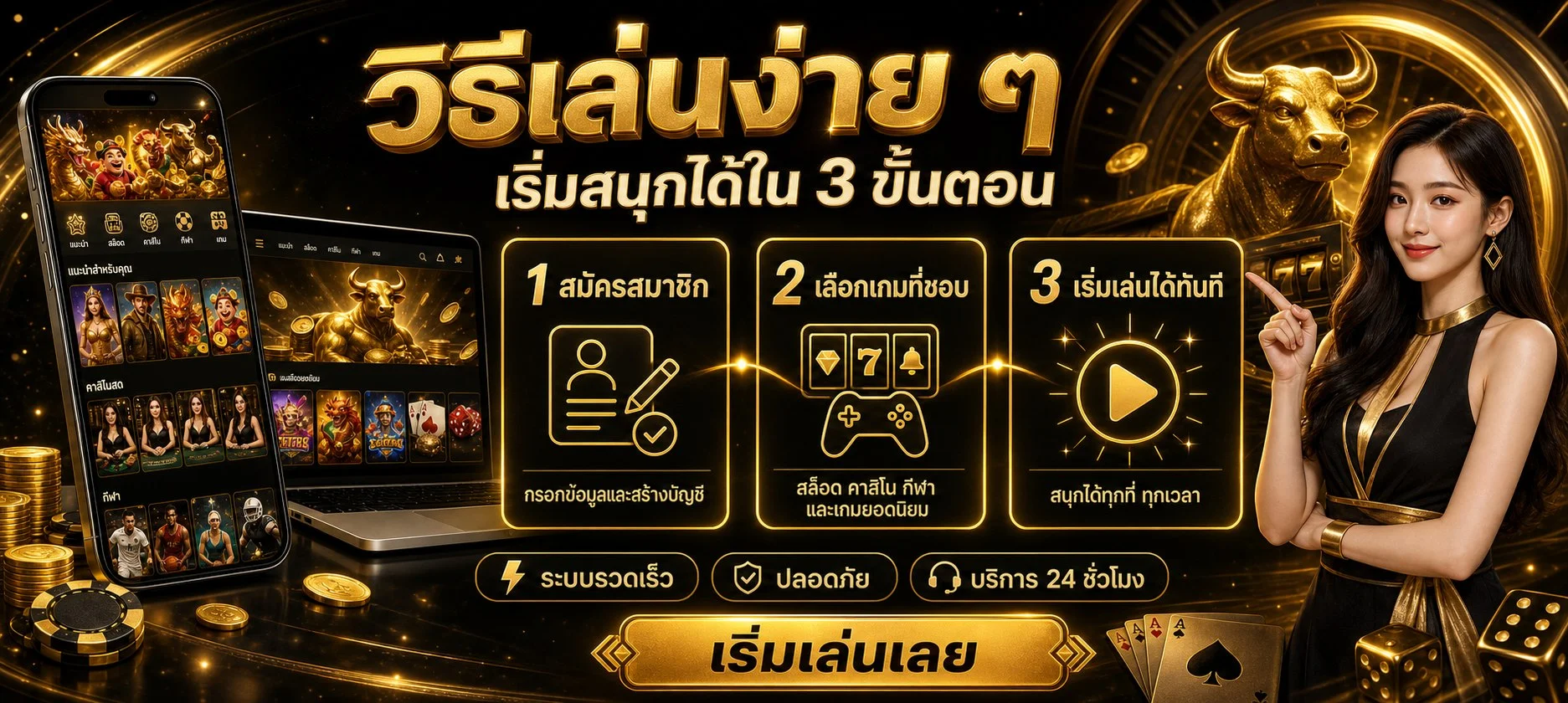 ตัวอย่างเกมสล็อตยอดนิยมบน SGD789WIN เว็บตรง
